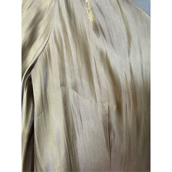 New Eva Franco Blythe Blouse with Front Tie - Picture 4 of 9